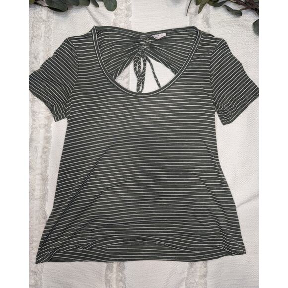Nordstrom Melrose & Market Striped T-Shirt in Green & White - Picture 1 of 4